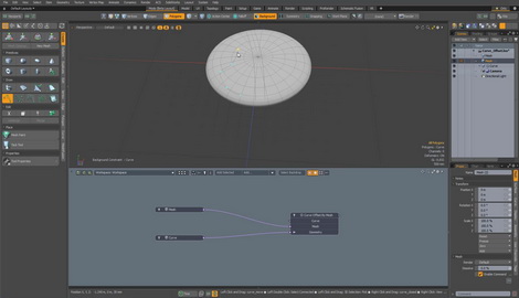 MODO 12.2 :: PROCEDURAL | CURVE OFFSET MESH